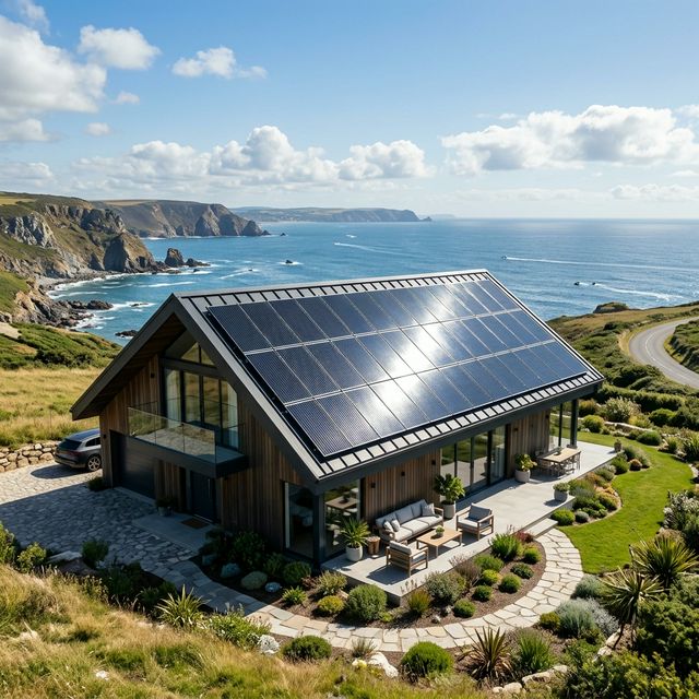 Solar Panels and Battery Store